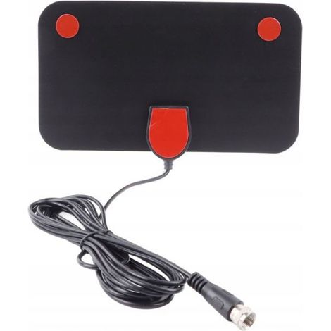Antenne Tv - HDTV Intérieure - Compatible 4K 1080p - Pour Réception TNT En Intérieur - 1 Pièce (1/5)