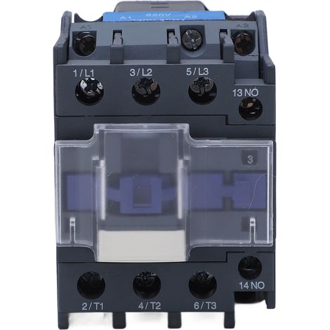 Contacteur industriel 32A, forte conductivité, aimant permanent anti-vibration, contacteur électrique 220V AC (1/5)