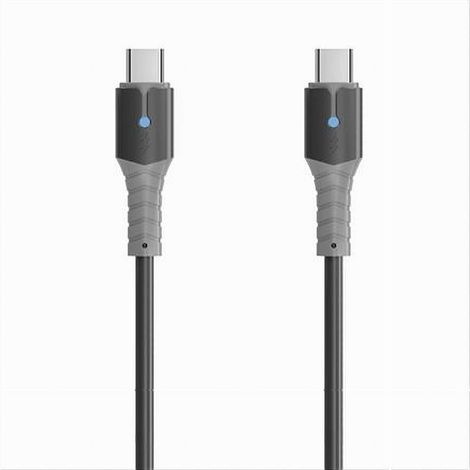 Trade Shop - TYP-C/TYP-C SUPERSCHNELLES LADEKABEL 5A 1,5 MT FÜR SMARTPHONE TABLET F-TC062 - (1/2)