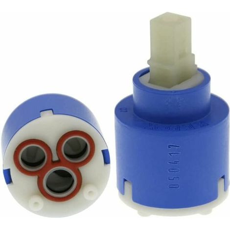 480019 - Mixer Tap Cartridge 35mm, Ceramic Replacement Cartridge for Mixer Tap, Low Single Lever With 2 Legs K35-A Kerox, 35mm (1/5)