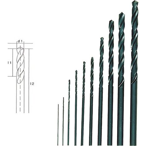 Proxxon – Jeu de forêts HSS 10 pièces – Diamètres Ø 0.3 à 3.2 mm – Pour métaux non ferreux et acier inoxydable – Boîte de rangement incluse (1/2)