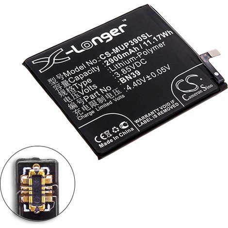 NX - Batterie téléphone, smartphone, GSM pour Xiaomi 3.85V 2900mAh - BN39 (1/3)