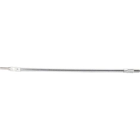 Porte-embout flexible en métal, universel, pour perceuse électrique, rallonge de tige coudée de 400 mm