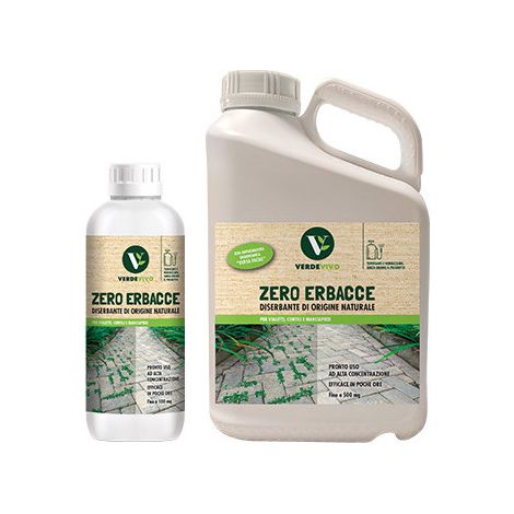Erbicida naturale Zero Erbacce – 5L – VerdeVivo – Diserbante a base di aceto per grandi superfici