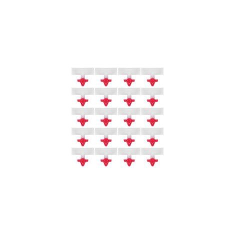 Lot de 20 abreuvoirs à tétine pour élevage – Tétines rouges – Sortie G3/2 – Avec raccord en T et abreuvoir d’angle (1/5)