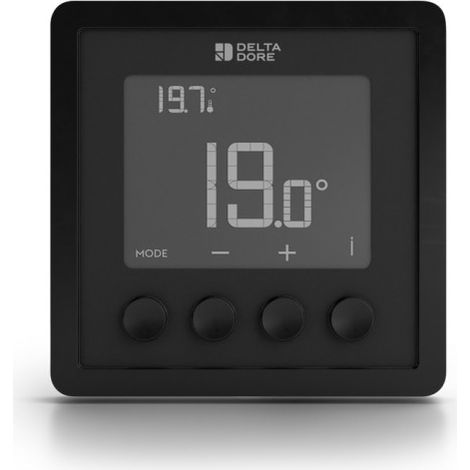 Tybox Control BK Boîtier d'ambiance sans-fil - noir - Delta Dore 6300055