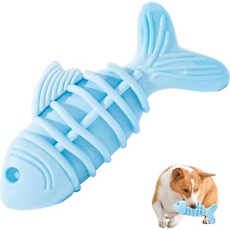 à Mâcher pour Chiens Bâton À Mâcher Pour Chien En Forme De Poisson Jouet Interactif En Silicone Pour Chiens Pour La Dentition Contre L'Ennui Le Dressage Maison Intérieur Extérieur Jardin (1/5)