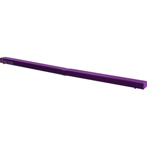 Trave appendiabiti pieghevole antiscivolo con rivestimento in pelle scamosciata, realizzata in legno robusto, 210 x 10 x 6,5 cm, viola