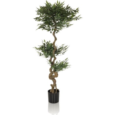Kunstpflanze / Kunstbaum ACACIA 155 cm grün hjh OFFICE (1/5)