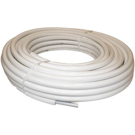 Nicoll – Tube multicouche pré-isolé 6mm Ø16 – Longueur 50m – Isolation thermique efficace pour plomberie et chauffage