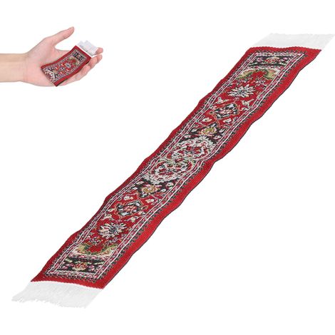 Tapis tissé miniature pour maison de poupée à l'échelle 1:12, accessoire de décoration et cadeau pour enfants n° 3 (1/5)