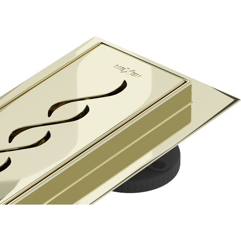Mexen Flat 360° M18 linearer Duschablauf 90 cm, Gold - 1523090-40