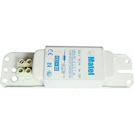 Reactancia matel fluorescente 20w
