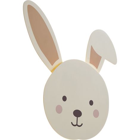 QAZQA Kinder Wandleuchte Beige mit Detail inkl. LED 3-Stufen