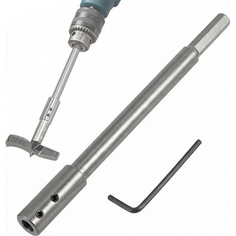Rallonge de Foret 170 mm – Outil d’Extension pour Perceuse à Bois, Rallonge Extra Longue pour Forets Forstner 3/8", idéale pour perçages profonds et traversées précises (1/5)