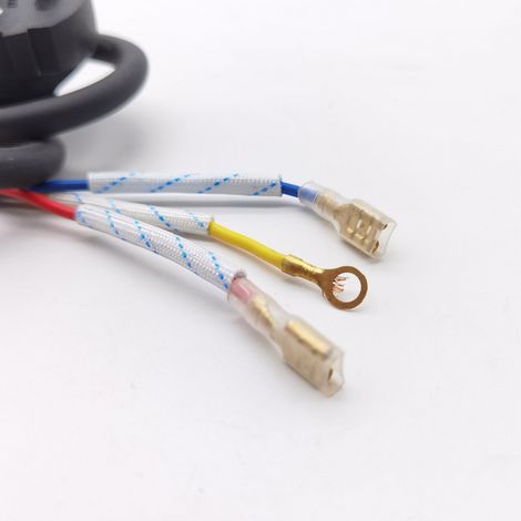 Cable for plaque de cuisine électrique, cordon d'alimentation à three conductors with fil de terre, cable de connection haute puissance en cuivre pur à three prizes with fente pour carte. (1/4)