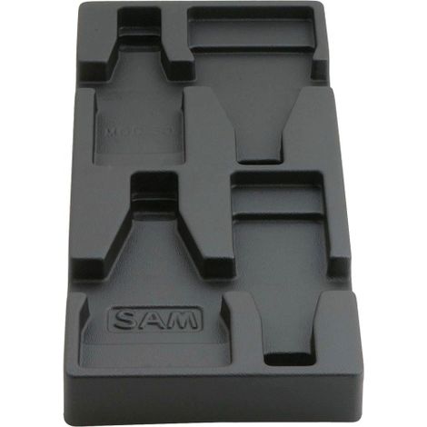 Plateau à outils SAM, ABS, largeur 180mm, 50g, longueur 405mm, Hauteur 40mm ( Prix pour 1 )