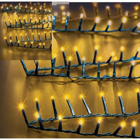 Guirlande Lumineuse Extérieur 18 m 750 LED Blanc Chaud et 8 jeux de lumière - Feeric Christmas (1/2)