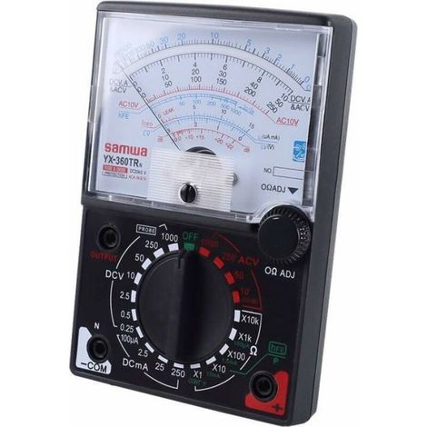 1 Multimètre Analogique, Mesure Tension AC DC, Courant Résistance, Test Transistor hFE, Électricité Maintenance (1/5)