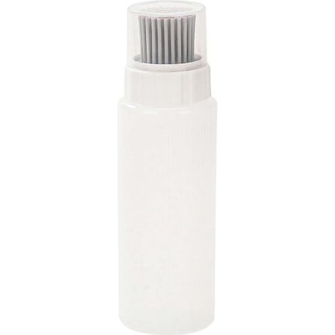 Flacon à huile en silicone pour la maison avec pinceau pour une application uniforme des sauces et beurres (petit format) (1/5)