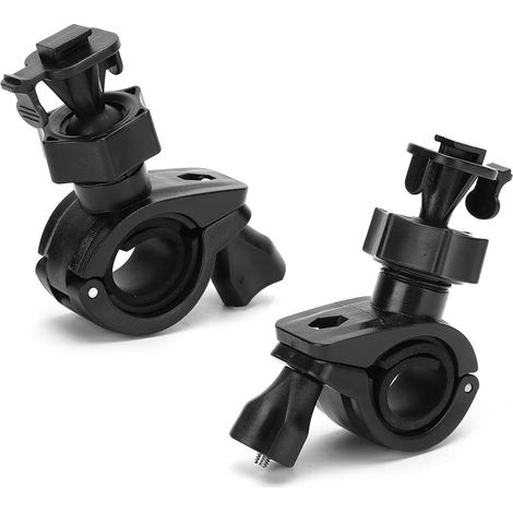 Lot de 2 supports rotatifs à 360° pour enregistreur vidéo numérique (DVR) de voiture, support pour guidon de vélo, boucle simple avec fente pour carte. (1/5)
