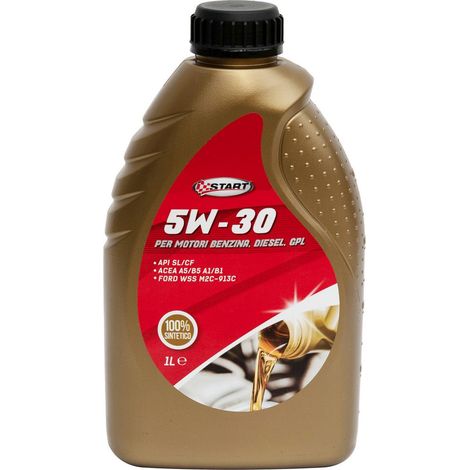 START Olio Lubrificante Motore 5w 30 Diesel e Benzina Sint Drive Tanica 1 Litro (1/4)