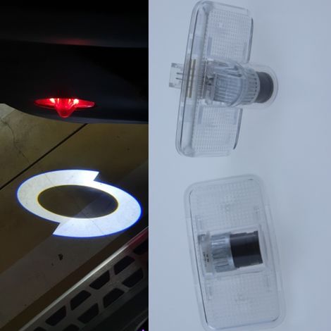 (Logo commun) Projecteur laser LED haute clarté, sans décoloration, compatible avec Renault SM7 SM5 QM5, éclairage de courtoisie pour portières de voiture, éclairage d'accueil avec ombre fantôme. (1/2)