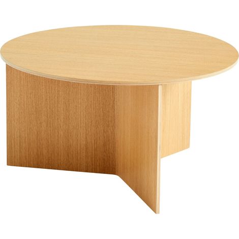 [GEBRAUCHT] B-Ware Hay Slit Table Round Xl Tisch Couchtisch Sofatisch ø 65 X H 35,5 Cm Eiche Natur (1/2)