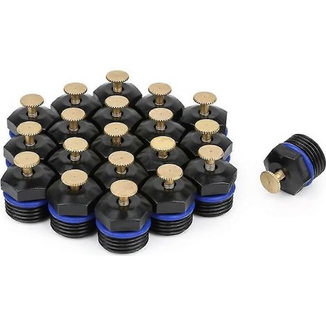 20pcs Atomizing Sprinkler Nozzle,1/2 Inch Garden Misting 360degree Agricultural Lawn Watering Nozzl (1/5)