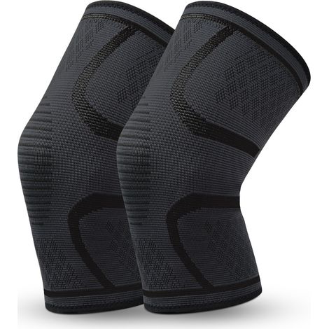 Lot de 2 supports de genouillères - Genouillères de compression pour l'arthrite, les douleurs articulaires et les lésions ligamentaires (1/3)
