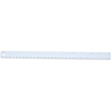 Règle droite en alliage d'aluminium de 30 cm, outil mesure (1/5)