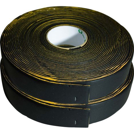 Pack 2x Cinta Aislante goma espuma Armatech Negra 15mtr 50x3mm (1/5)