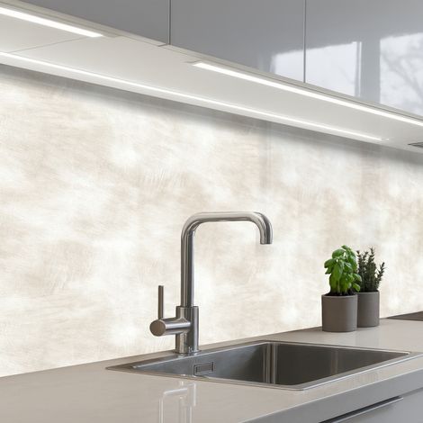 Kitchen Splashback Subtle - Texture - Beige 150x80 cm