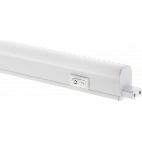 Tube Néon LED T5 60cm 6.5W 2 Têtes - Blanc Neutre  / Sans interrupteur - SILUMEN