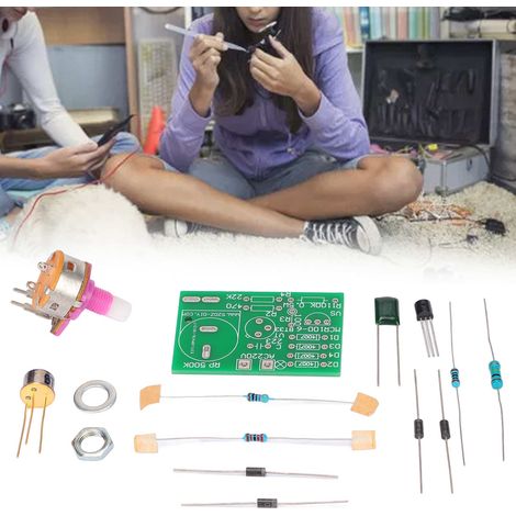 Kit de circuit de variation d'intensité pour lampe de bureau à transistor BT33 - Kit électronique à monter soi-même (1/5)