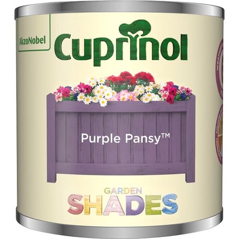 Cuprinol Garden Shades Tester Paint Pot - 125ml - Purple Pansy
