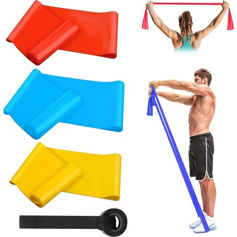 Bande de résistance à 3 niveaux pour le renforcement musculaire. (1/5)