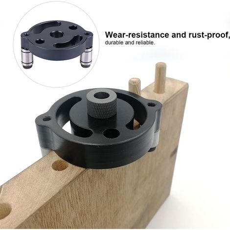 Gabarit à chevilles 6 8 10 mm poinçonneuse pour panneau bois guide localisateur perçage trous outil menuiserie (1/5)