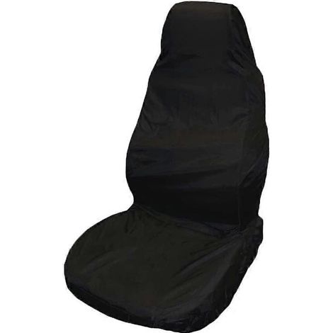 Housse de siège auto individuelle avant universelle noire imperméable pour chien, enfant et conducteur Housse de protection imperméable universelle pour siège auto, accessoire intérieur (1/5)