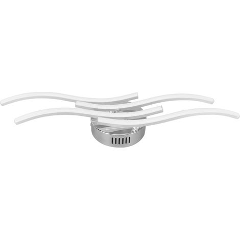 Moderne Deckenleuchte mit 140 LEDs in Wellenform, ideal für Schlafzimmer und Wohnzimmer, AC 85–265 V (1/5)