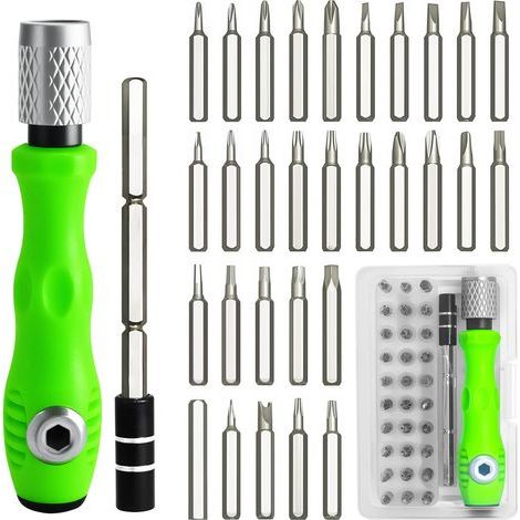 Ensemble de petits tournevis de précision 32 en 1, mini tournevis magnétique, objectif, montre, ordinateur portable (1/5)