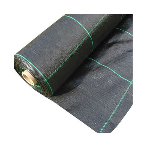 Rollo malla antihierbas negra 1x10mt 100gr/m2 213005 nova (1/2)