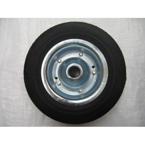 Replacement Trailer Jockey Wheel 200MM x 60MM - 2.3" Spare Rubber Tread Metal Rim