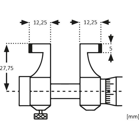 Micromètre interieur - mesure 25-50mm FORTIS (1/5)