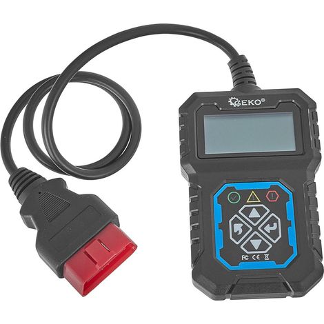 Tester diagnóstico OBDII Geko T31, herramienta de diagnóstico automotriz, lectura y borrado de códigos de error, pantalla LCD, fácil de usar.