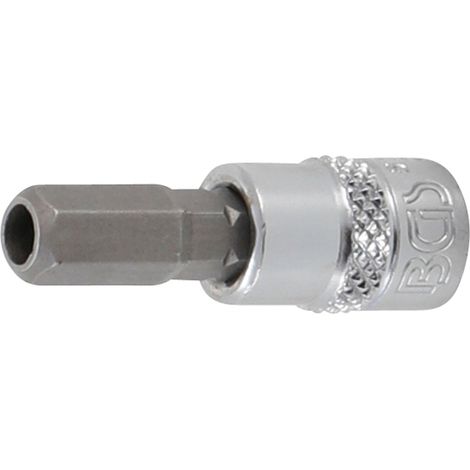 Chiave a bussola 6,3 mm (1/4") esagono interno con foro 7 mm