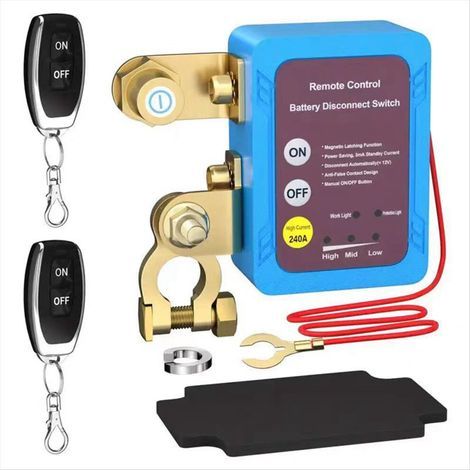 Kit de déconnexion de batterie à distance pour voitures 12V 500A (1/3)