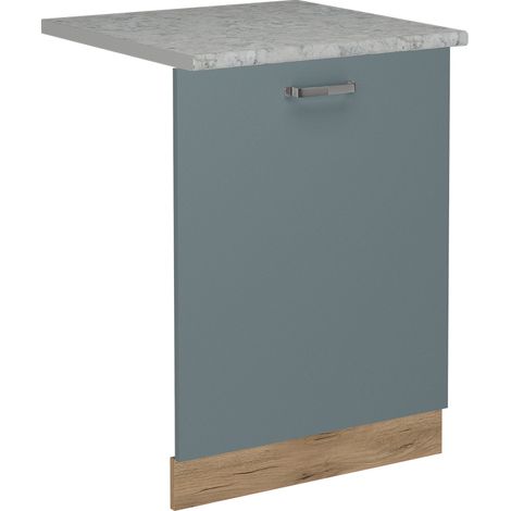 Coperchio per lavastoviglie R-Line, Grigio-blu, 60 cm , PL Marmo, Vicco