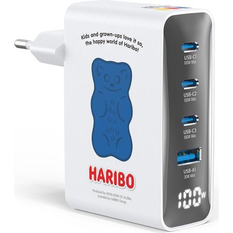 Chargeur USB C 100W, 4 Ports Chargeur Rapide,à avec indicateur LED (1/5)