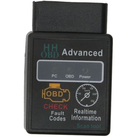 Outil de diagnostic de voiture OBD2, lecteur de codes d'erreur Bluetooth, détection de pression de carburant, lecture des défauts, HH OBD V2.1 (1/5)